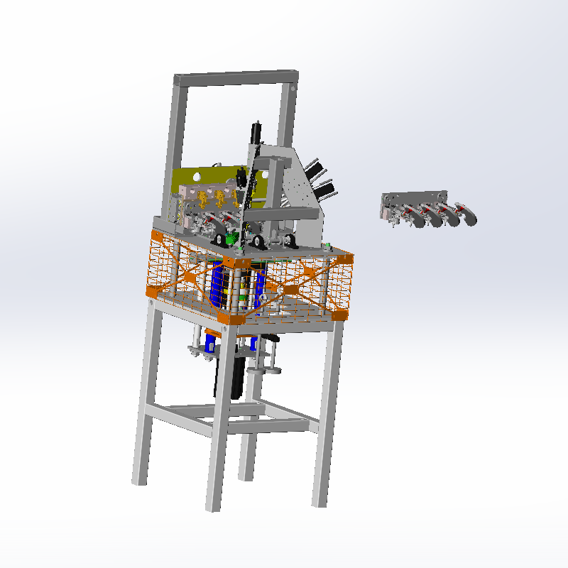 24套测试机械设备-Solidworks非标图纸的图7